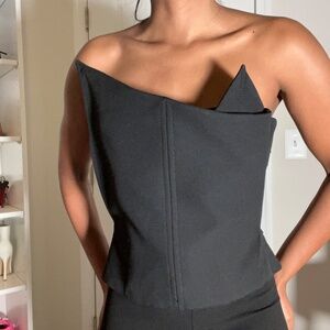 *NWT* Zara Tuxedo Bustier